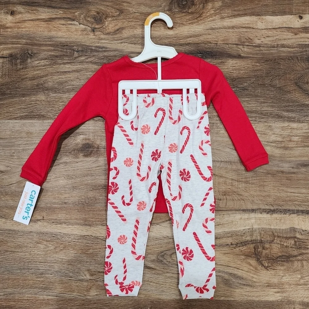 NWT Carter's Reindeer Christmas Tutu Pajama Set